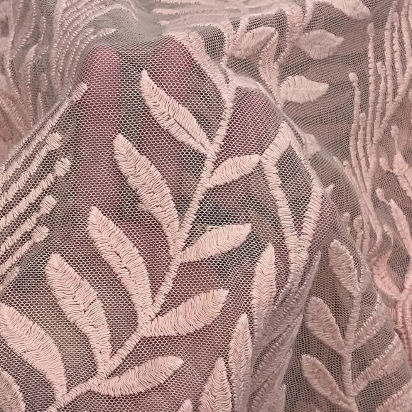 Sheer Overlay Top Peach - Picture 2 of 3